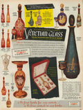 Venetian Glass Bischoff 1950s Vintage Retro Advert Poster