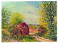 Veneux Nadon In The Spring Sisley Impressionism A4 Photo Print