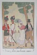 Venez Done Ma Bonne Amie Come Along Deaf 14 George Barbier A4 Photo Print