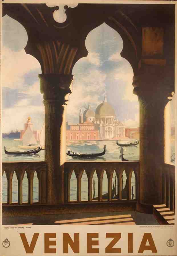 VeneziaEnit Vintage Advert A4 Photo Print