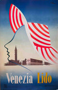 VeneziaLidoHat Advert A4 Photo Print