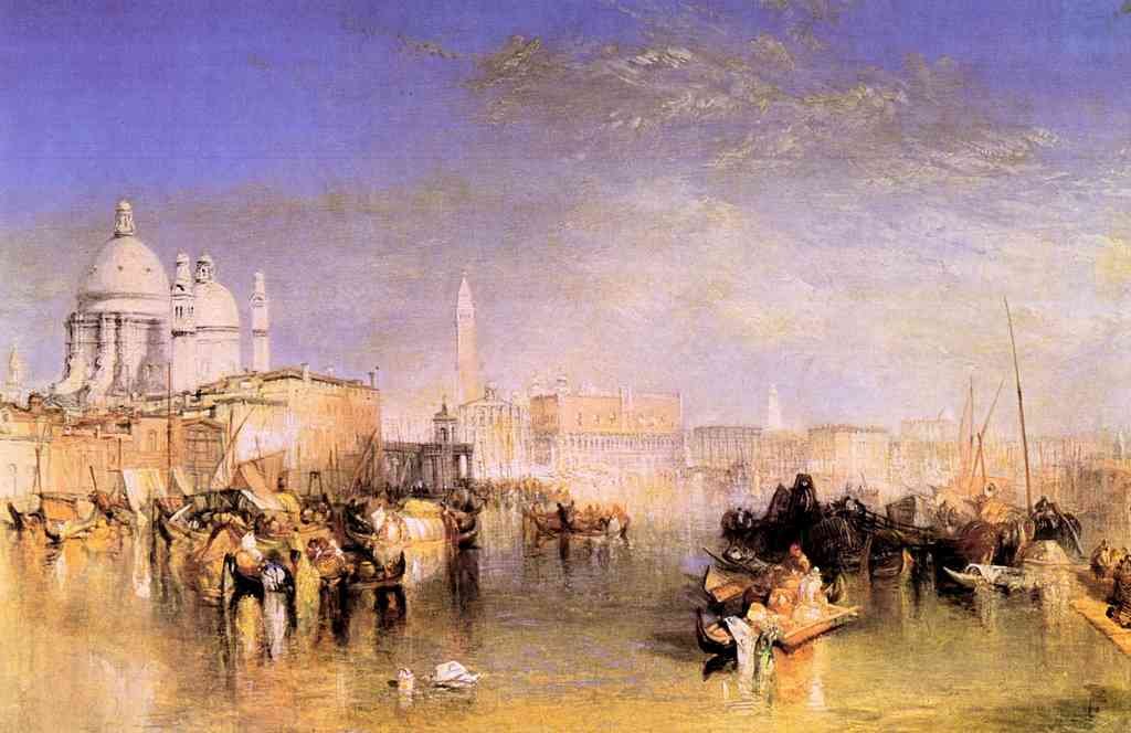 Venice From The Canal Joseph Mallord Turner A4 Photo Print