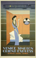 Venice Orient Express 1 Vintage Retro Advert Poster A4 Photo Print