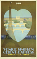 Venice Orient Express Vintage Retro Advert Poster A4 Photo Print