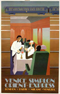 Venice To Simplon Dining Car Fix Masseau Orient Express A4 12X8 Aluminium A4 Photo Print