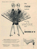Ventilace Stockings Morley 1950s Vintage Retro Advert Poster
