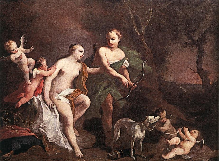 Venus and Adonis WGA Art A4 Photo Print