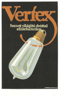 Verfex Bulb Light Vintage Retro Advert Ads A4 Photo Print