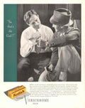 Verichrome Men 1930s Vintage Retro Advert Poster