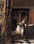 Vermeer The Allegory Of The Faith A4 Photo Print