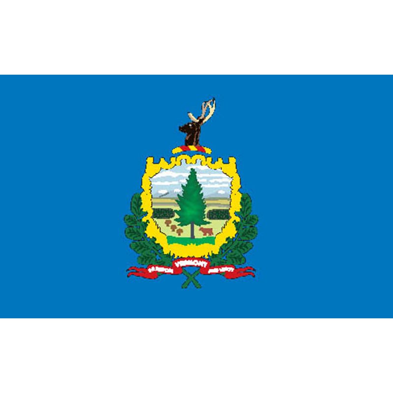 Vermont Flag N1732 A4 Photo Print