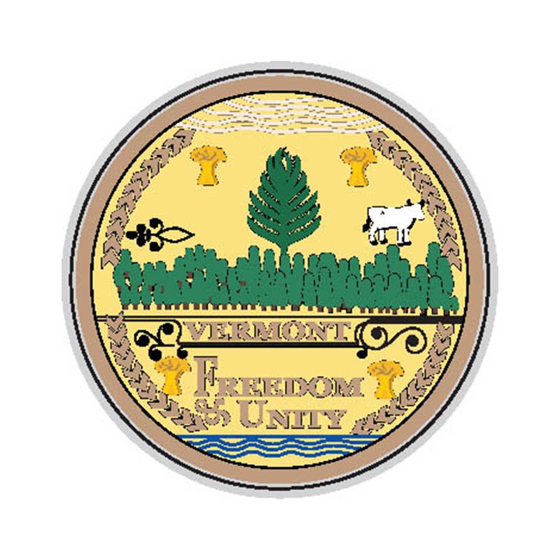Vermont Seal N4514 A4 Photo Print