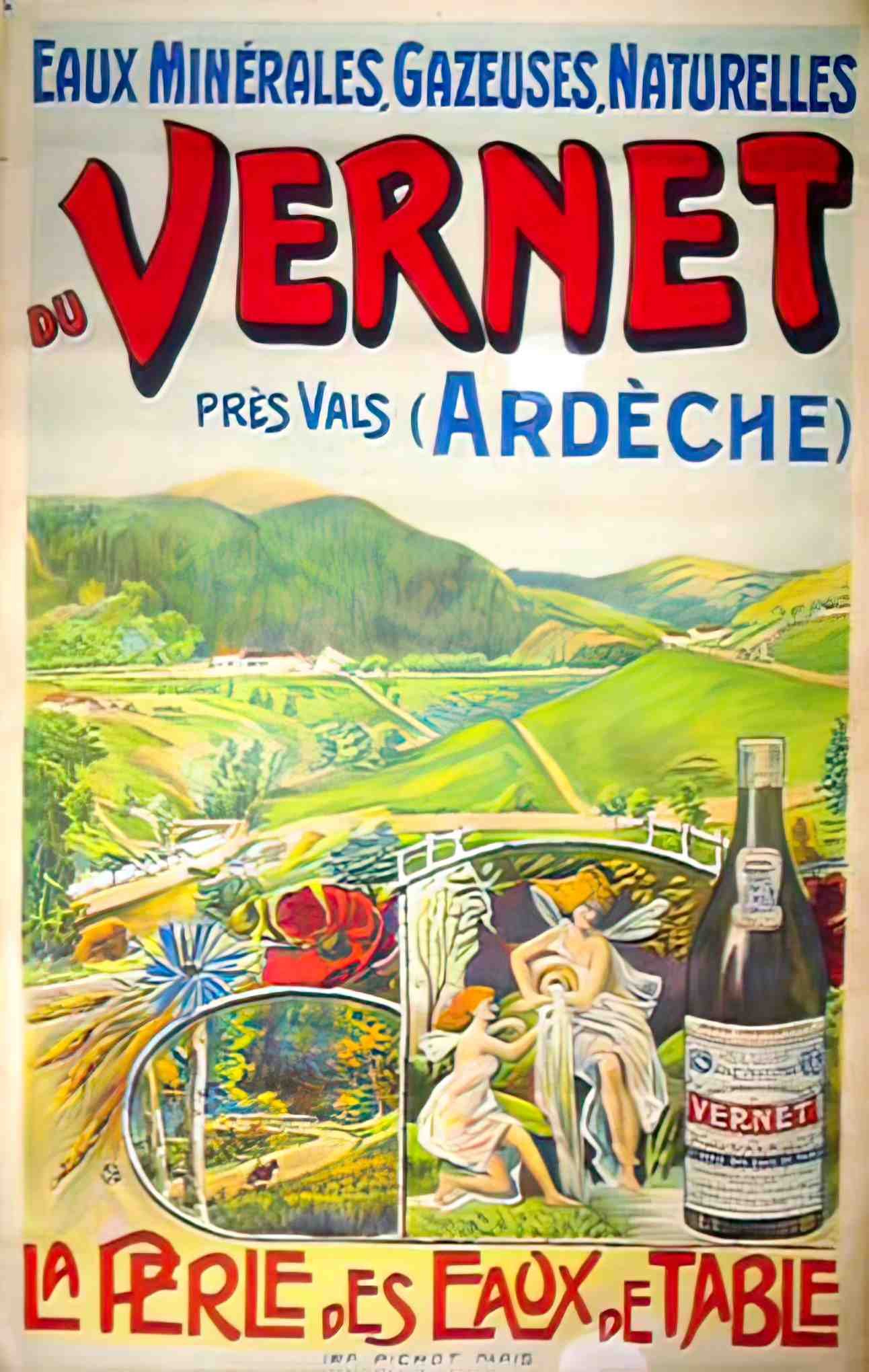 Vernet Advert A4 Photo Print