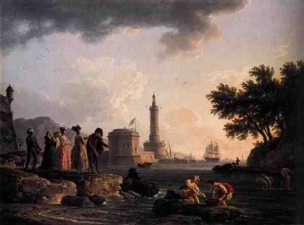 Vernet Claude Joseph A Seashore A4 Photo Print