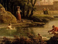 Vernet Claude Joseph Landscape With Bathers Detail A4 Photo Print