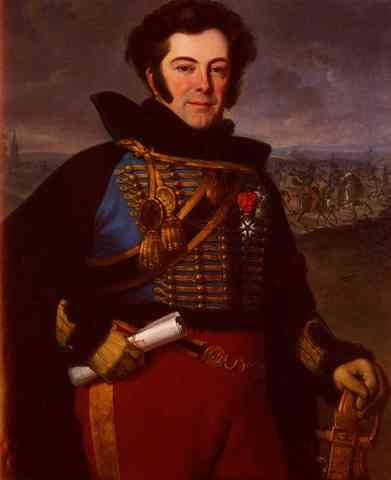 Vernet Emile Jean Horace Portrait Of Lieutenant Colonel Comte De Thalouet A4 Photo Print