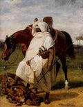 Vernet Emile Jean Horace The Lion Hunter A4 Photo Print