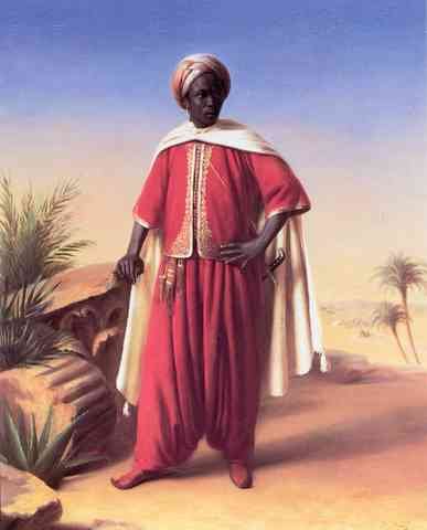 Vernet H Portrait Of An Arab A4 Photo Print