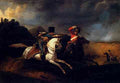 Vernet Horace Two Soldiers On Horseback A4 Photo Print