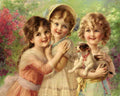 Vernon Emile Best Of Friends A4 Photo Print