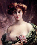 Vernon Emile The Pink Rose A4 Photo Print