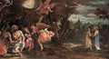 Veronese Baptism and Temptation of Ch A4 Photo Print