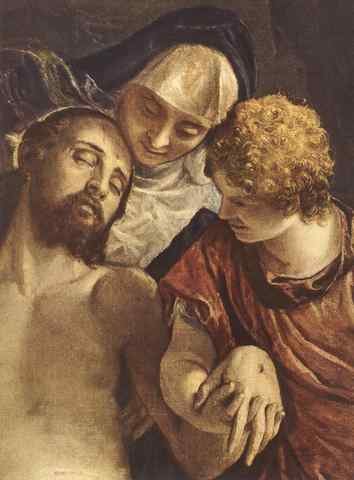Veronese Pieta detail1 A4 Photo Print
