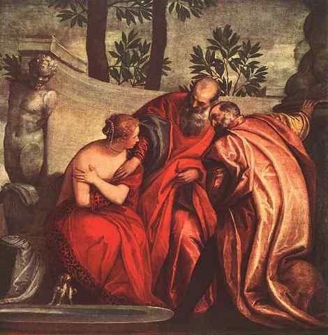 Veronese Susanna in the Bath A4 Photo Print