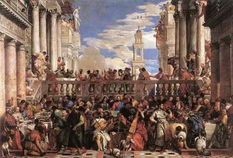 Veronese The Marriage at Cana A4 Photo Print