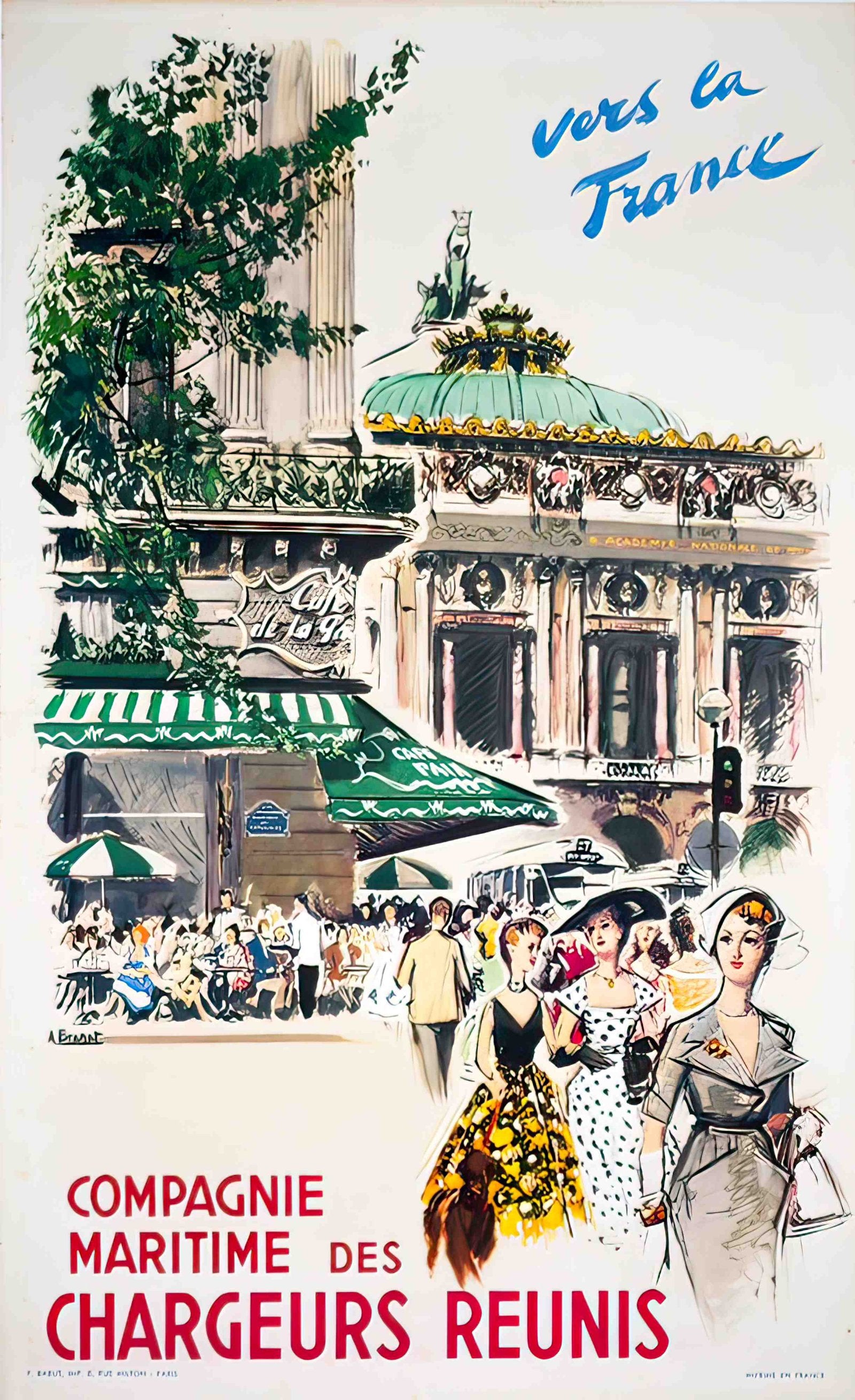 VersLaFrance Advert A4 Photo Print