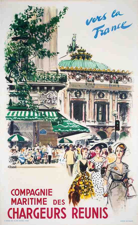 VersLaFrance Vintage Advert A4 Photo Print