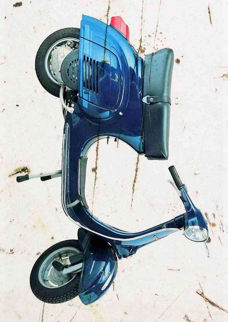 Vespa 125 Primavera ET3 1976 aged A4 Photo Print
