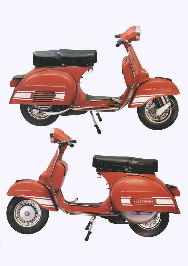 Vespa 200 Rally 1972 2 A4 Photo Print