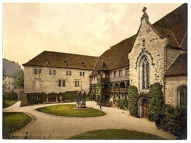 Veste Coburg Furstenbau Thuringia Vintage A4 Photo Print
