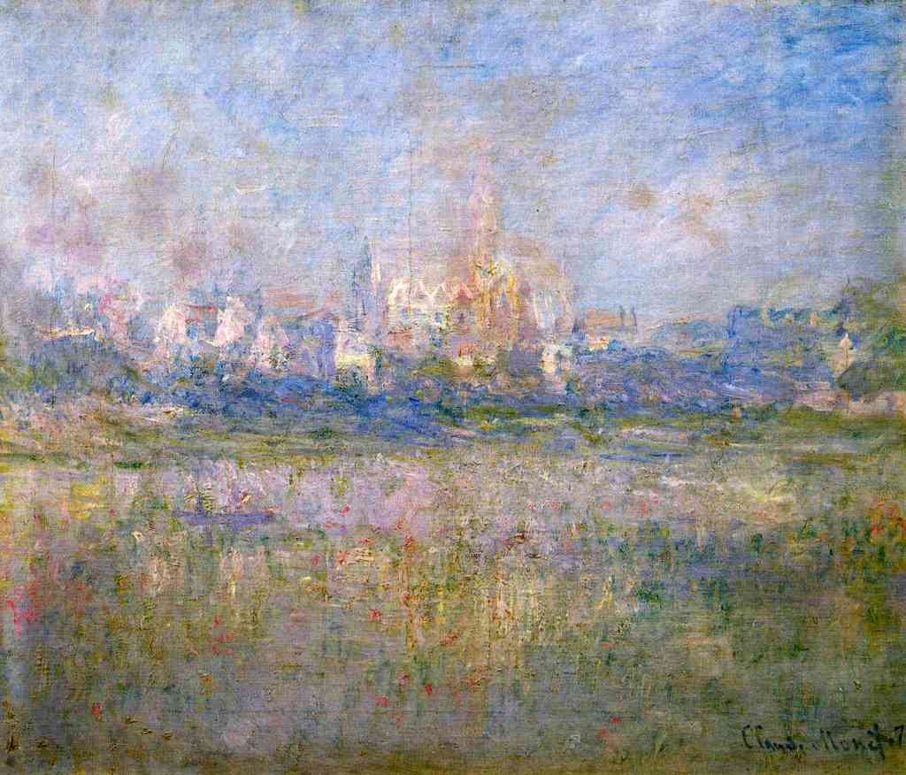Vetheuil In The Fog Monet A4 Photo Print