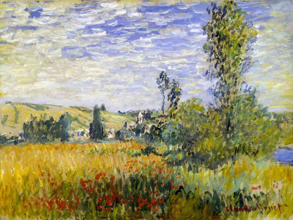 Vetheuil Monet A4 Photo Print