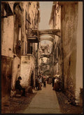 Via Guioco della Palla San Remo Vintage A4 Photo Print