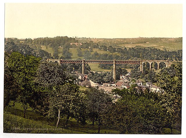 Viaduct I Lydbrook Lower Vintage A4 Photo Print