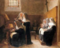 Vibert Jean Georges The Convent Choir A4 Photo Print