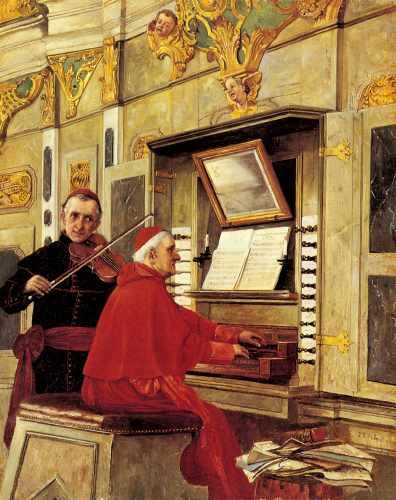 Vibert Jean Georges The Duet A4 Photo Print