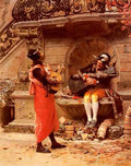 Vibert Jean Georges The Serenade A4 Photo Print