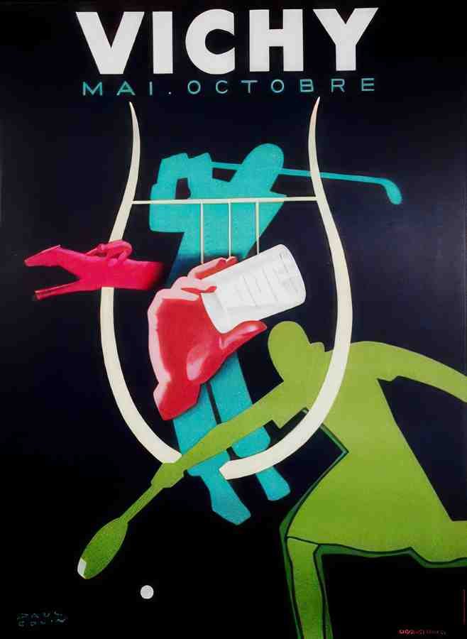 VichyMO Vintage Advert A4 Photo Print