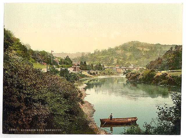 Vicinity of Redbrook Monmouth Vintage A4 Photo Print