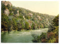 Vicinity of Seven Sisters Rocks River Wye Monmouth Vintage A4 Photo Print