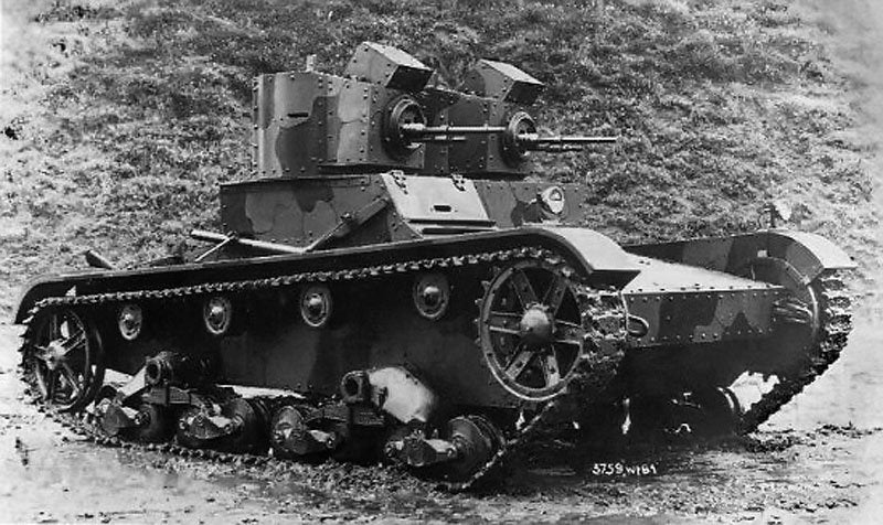 Vickers 6ton Mark E 2 A4 Photo Print