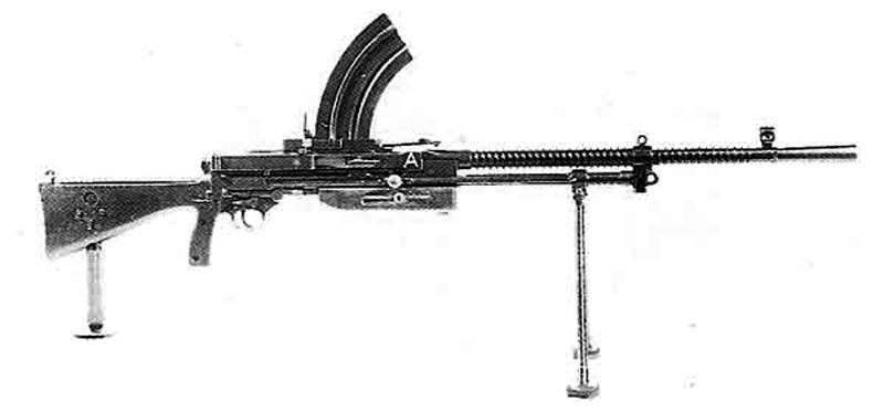 Vickers Berthier Light Machine Gun A4 Photo Print