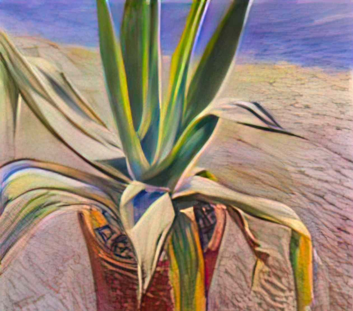 Victor Borisov Musatov agave 1897 Art A4 Photo Print