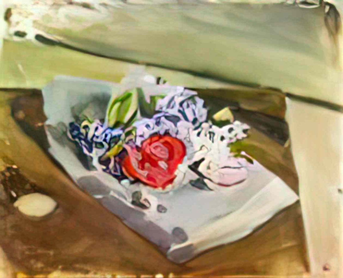 Victor Borisov Musatov flowers 1894 Art A4 Photo Print