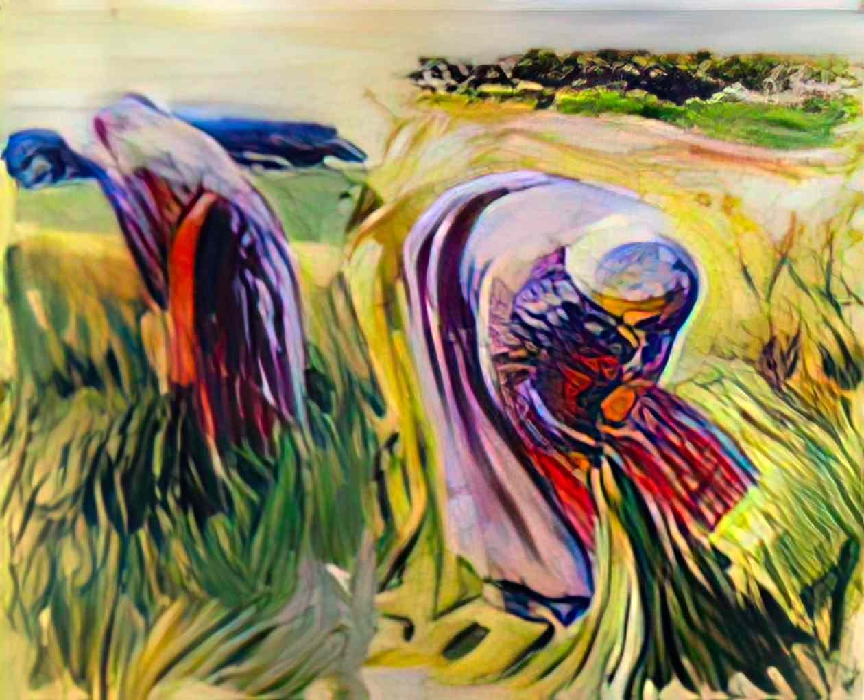 Victor Borisov Musatov reapers 1897 Art A4 Photo Print