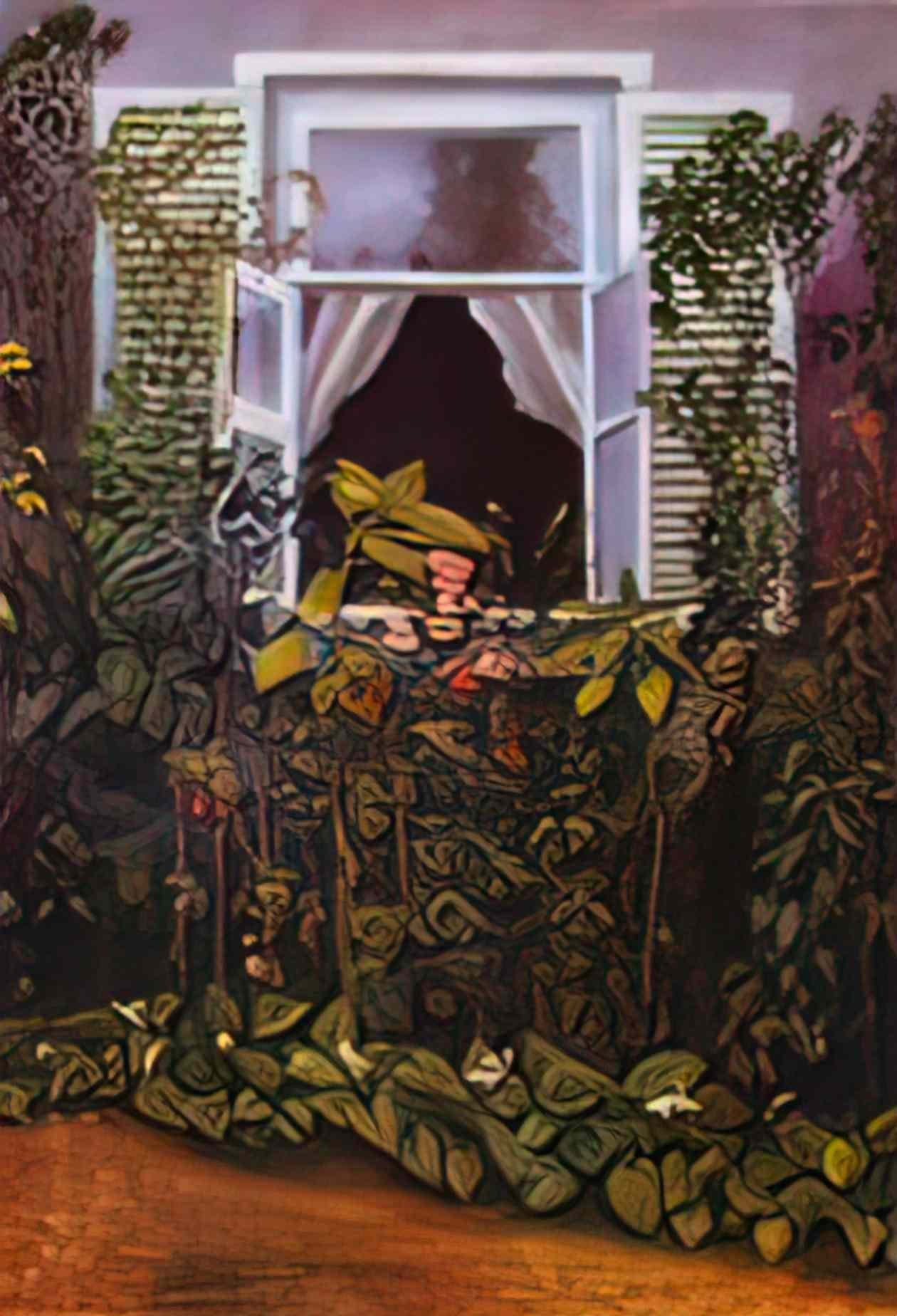 Victor Borisov Musatov window 1886 Art A4 Photo Print